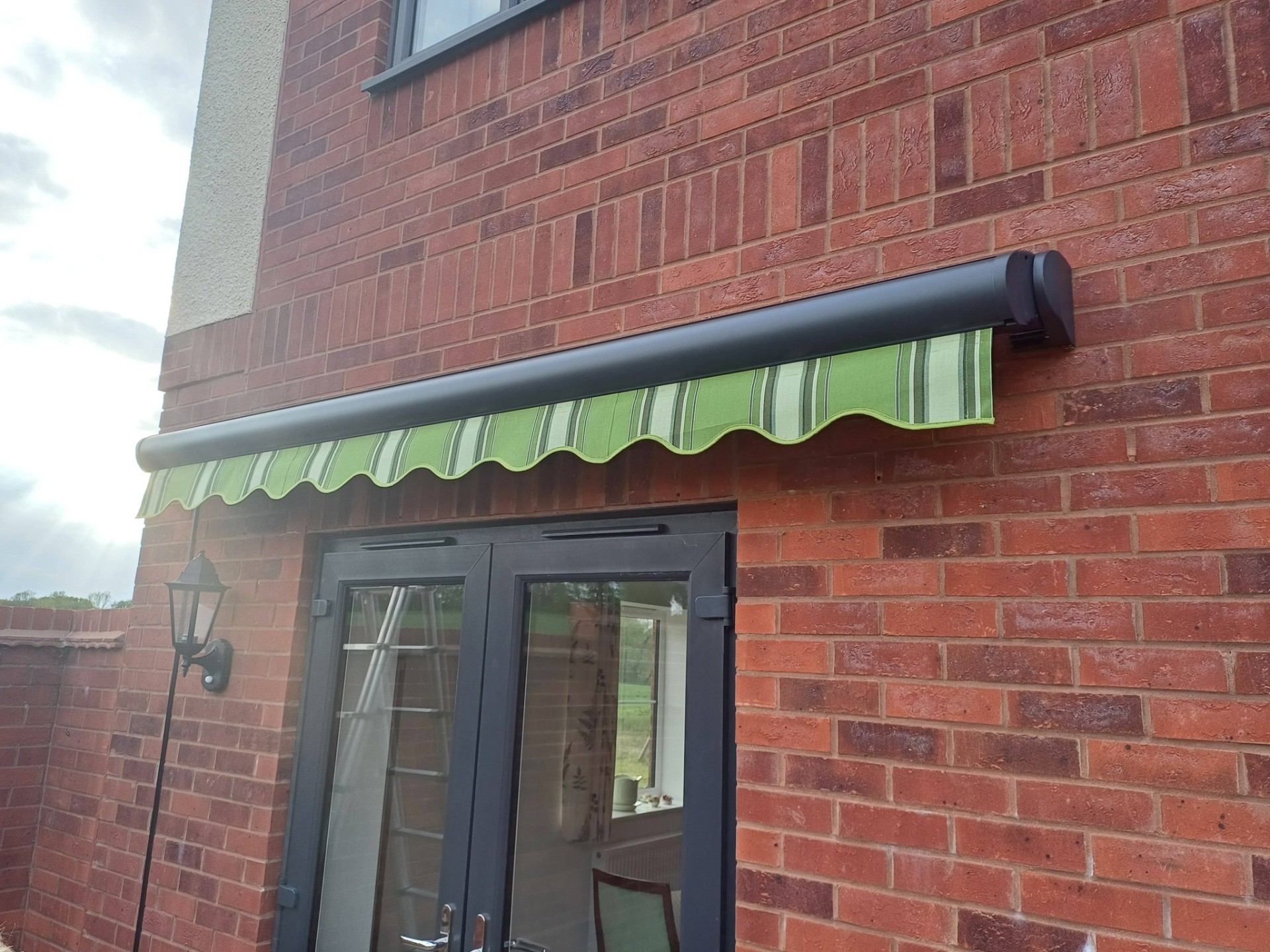 Shires Shutters installation, awning cassette detail
