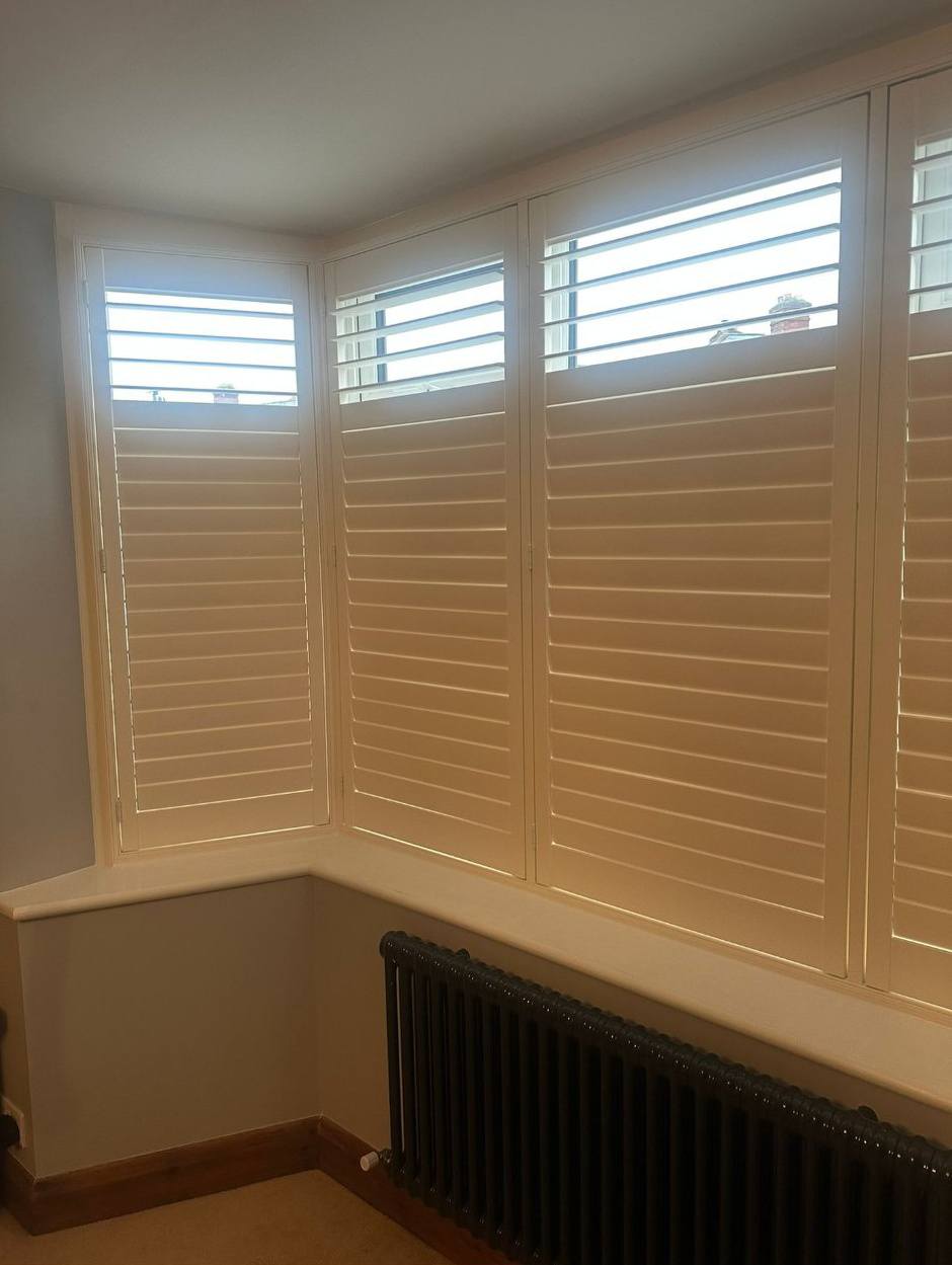 Shires Shutters installation, shutter cafe style bay