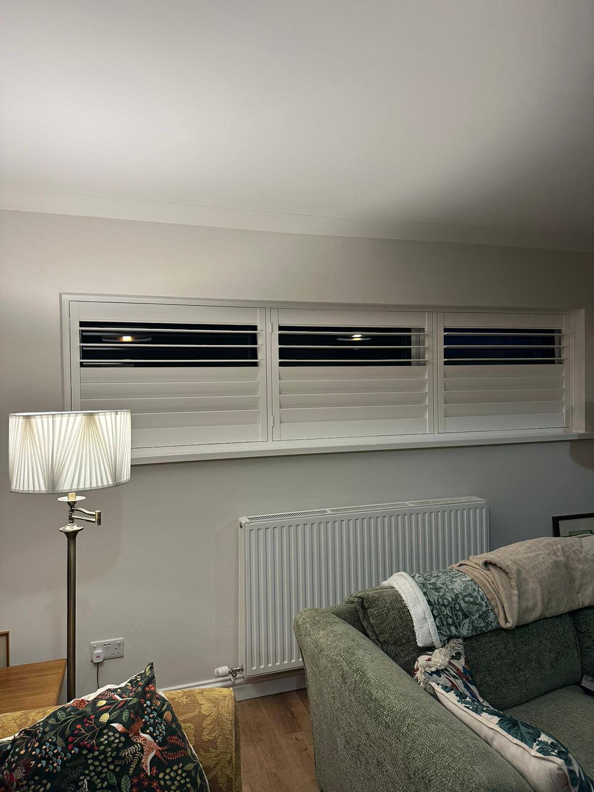 Shires Shutters installation, shutter living triple