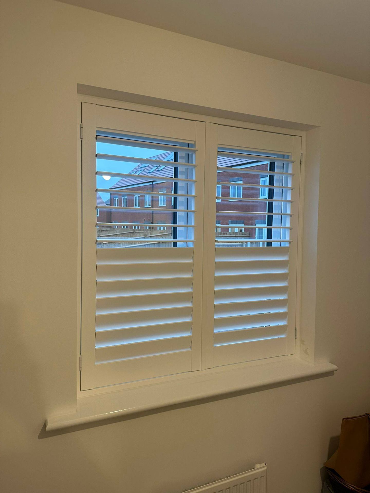 Shires Shutters installation, shutter window twin
