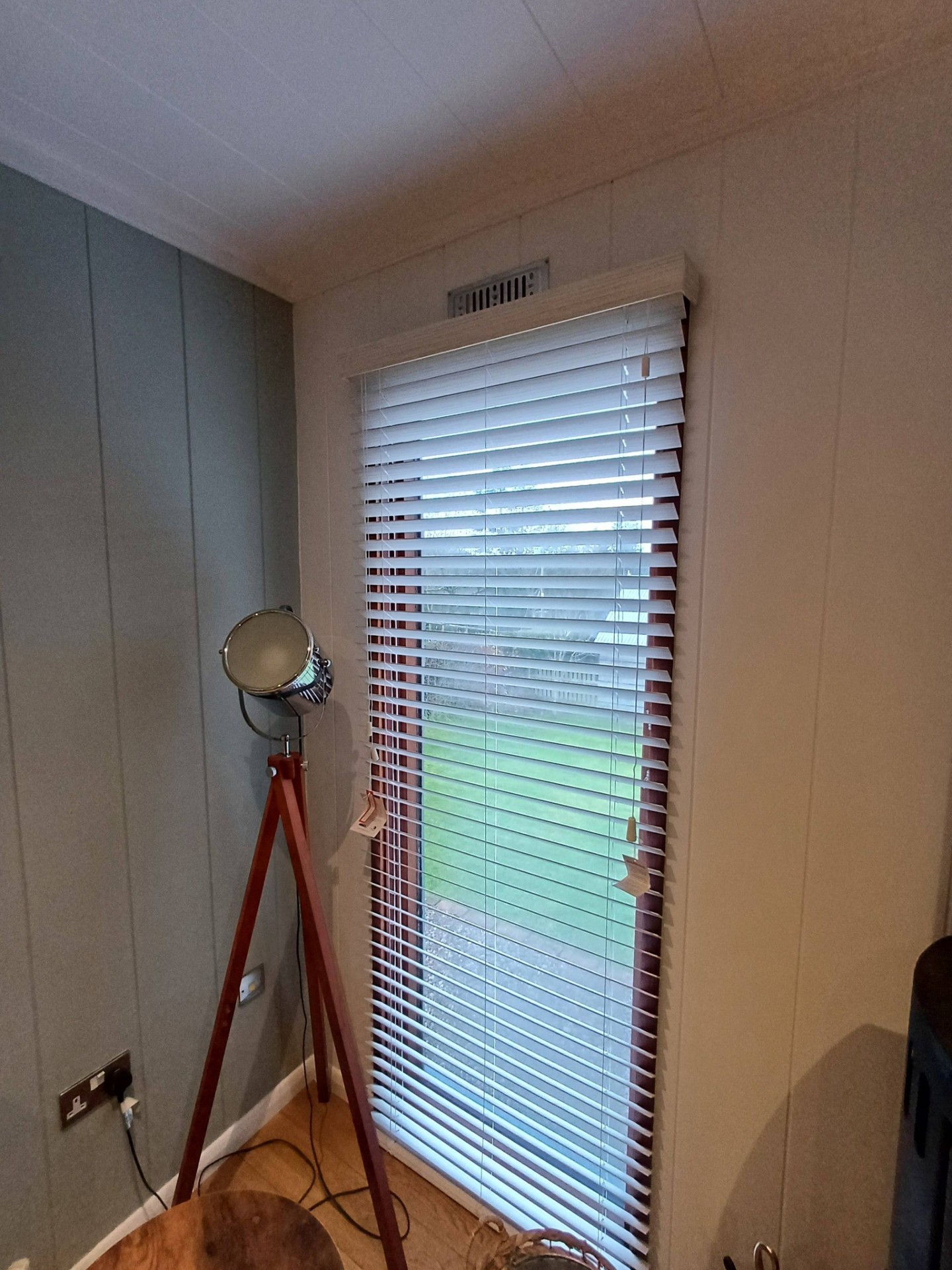 Shires Shutters installation, venetian blind tall